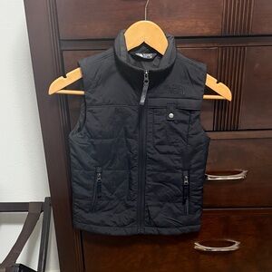 The North Face Kids Black Quilted Vest
